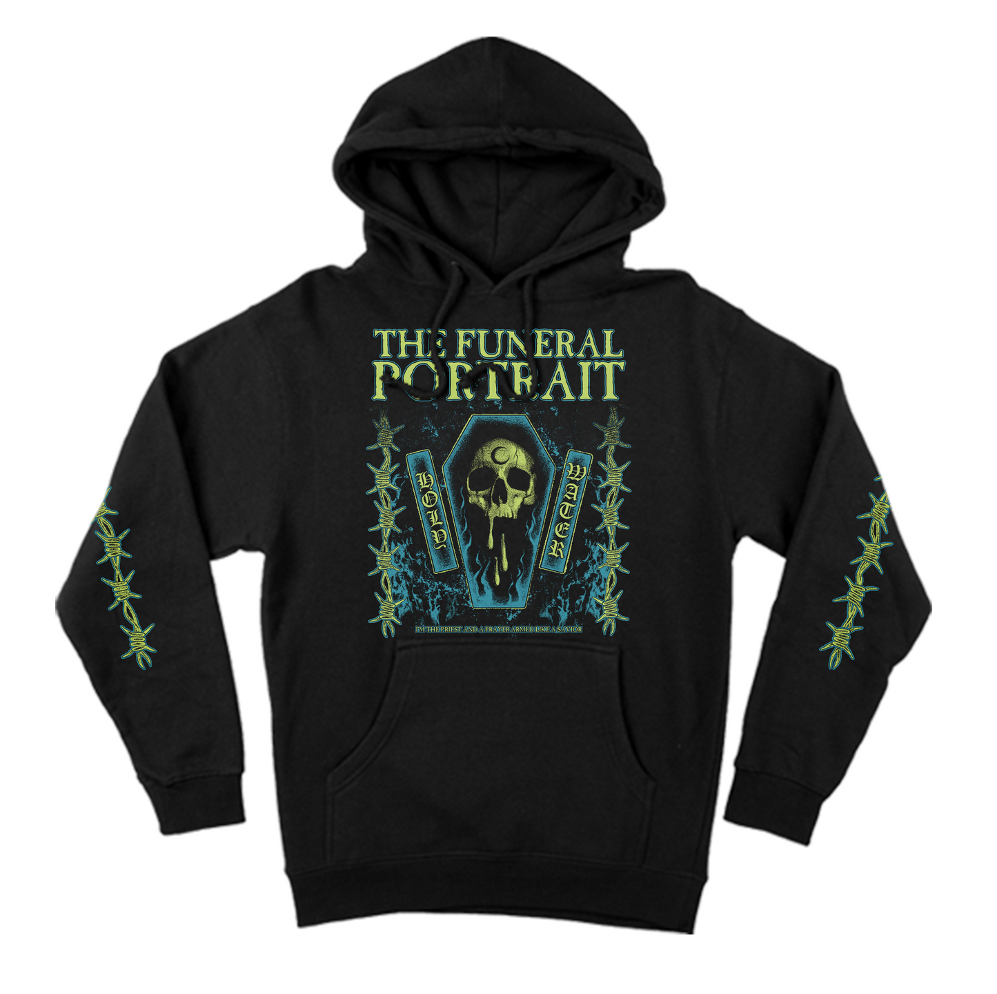 Holy Water Barbed Wire Pullover Hoodie