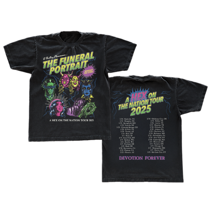 2025 Devotion Ceremony Hoodie, Tour Shirt, & Suffocate City 7" Bundle