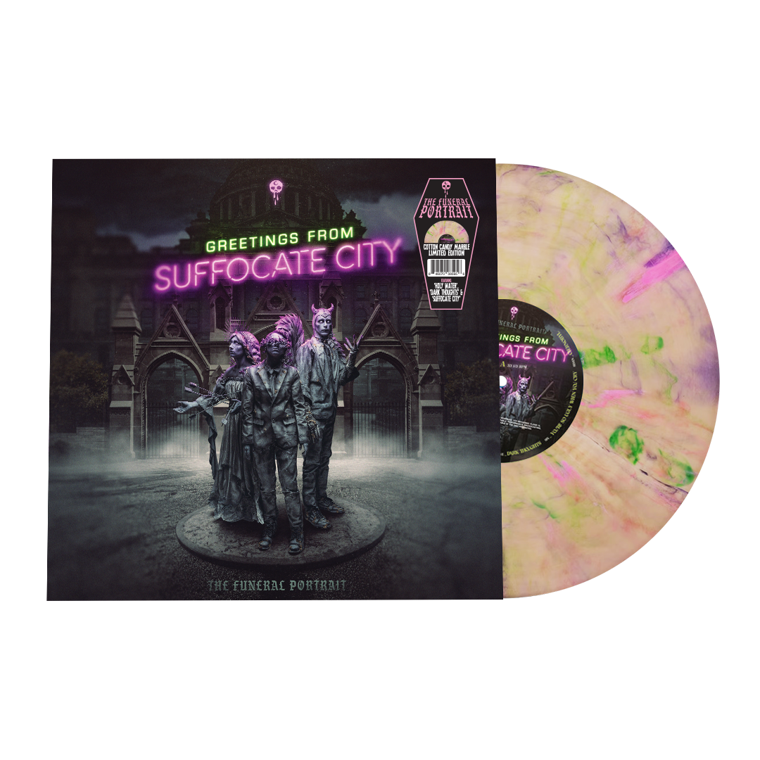 "Greetings From Suffocate City" 12" Vinyl Record Cotton Candy Variant