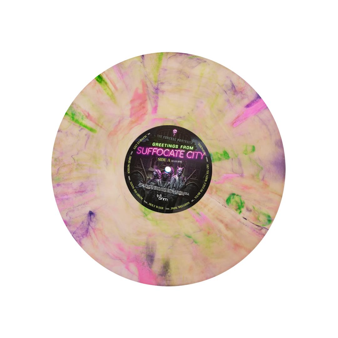 "Greetings From Suffocate City" 12" Vinyl Record Cotton Candy Variant