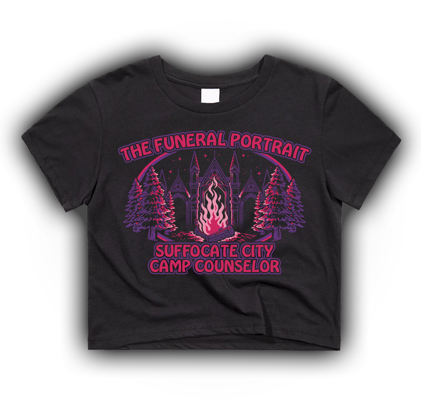 Suffocate City Camp Counselor Crop Top
